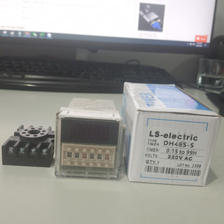 Công tắc hẹn giờ dh48s-s 220v ls-electric hẹn giờ theo giây từ 0.1s-99h hàng chính hãng timer hẹn giờ rơ le thời gian
