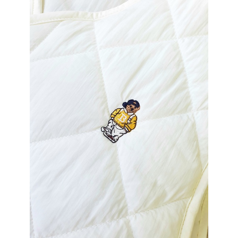 AK2348 Áo gile chần bông BT,BG thêu gấu