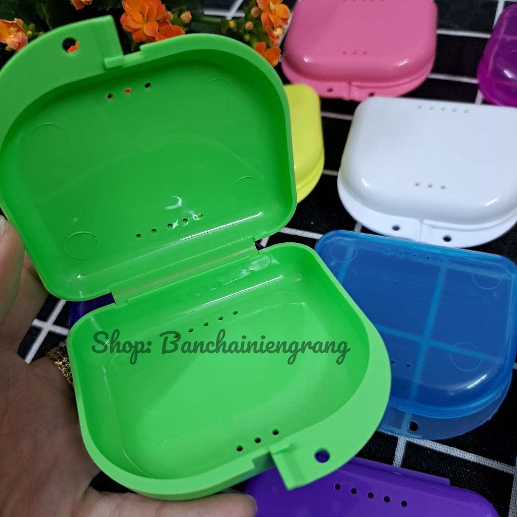 Hộp đựng nha khoa, hộp đựng niềng răng, hộp đựng máng ngậm, hàm duy trì/ Hộp đựng trang sức du lịch