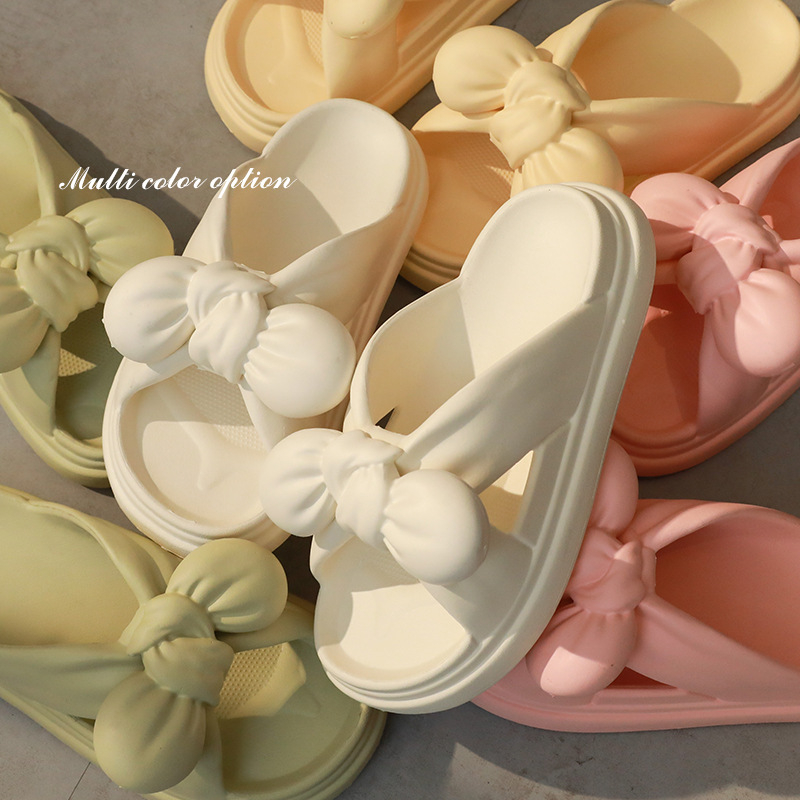 DÉP SANDAL HAI QUAI NƠ ĐỘN ĐẾ BÁNH MÌ NỮ TÍNH ẢNH THẬT MSP6889A