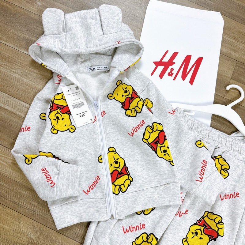 Bộ nỉ bé áo khoá