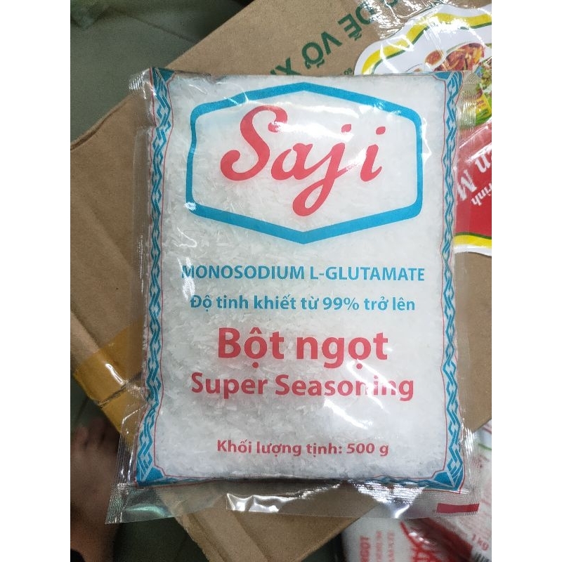 Bột ngọt saji Bịch 500g Chính hãng