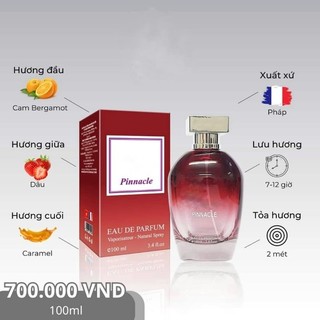 Nước hoa nữ pina cle 100ml.hương quyến rủ