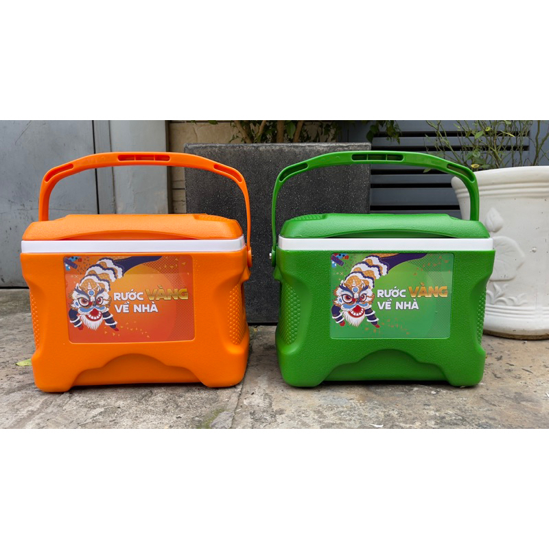 Thùng đá 8 lit hkm Coca - màu đỏ