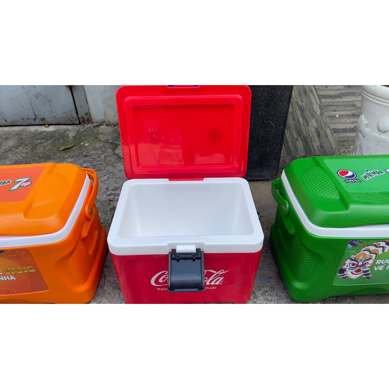 Thùng đá 8 lit hkm Coca - màu đỏ