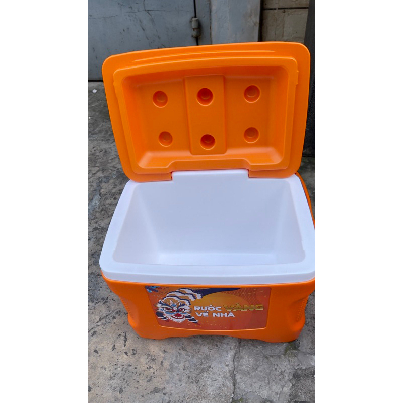 Thùng đá 8 lit hkm Coca - màu đỏ