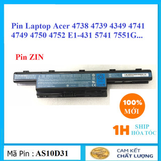 ⚜️Pin Laptop Acer 4738 4739 4349 4741 4749 4750 4752 E1-431 5741 7551G