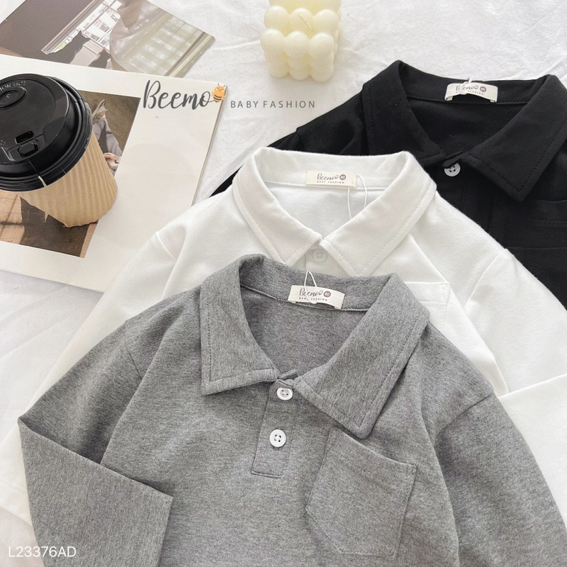 ÁO POLO DÀI TAY TÚI NGỰC CHO NÉ