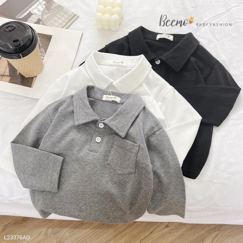 ÁO POLO DÀI TAY TÚI NGỰC CHO NÉ