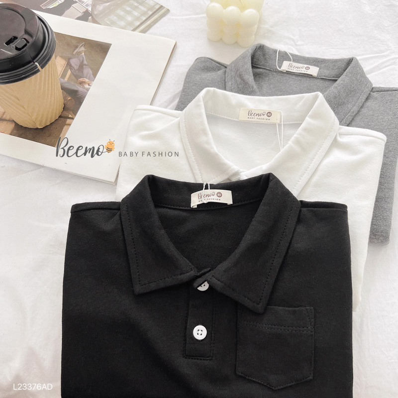 ÁO POLO DÀI TAY TÚI NGỰC CHO NÉ