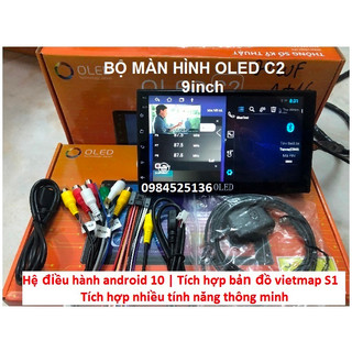 Màn hình dvd android oled c2 ram2/32.màn android cho xe,màn hình android dvd oto,màn hình
