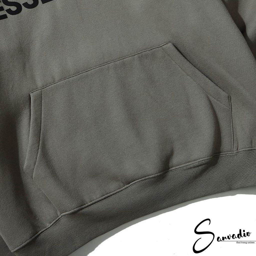 Áo nỉ hoodie Essentials In cao su nổi , áo nỉ bông unisex nam nữ hot nhất 2022