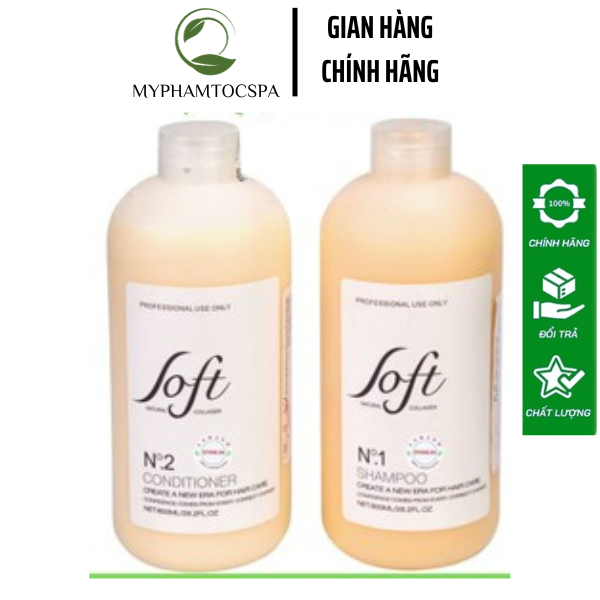 Dầu Gội Xả LOFT Phục Hồi Tóc Chống Gãy Rụng Kích Thích Mọc Tóc 800ML Myphamtocspa