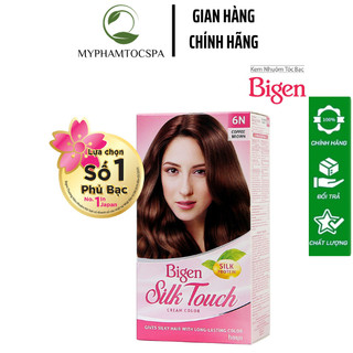 Kem Nhuộm Tóc Phủ Bạc Bigen Silk Touch Myphamtocspa