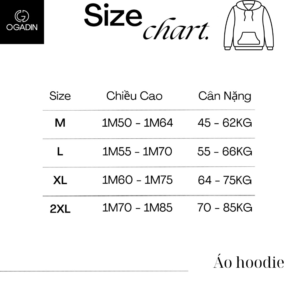 Áo hoodie unisex nỉ bông mềm mịn, form rộng , OGADIN NI01