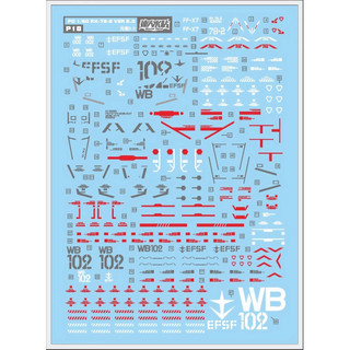 Đề can - Decal nước Perfect Grade Unleashed PGU RX-78-2