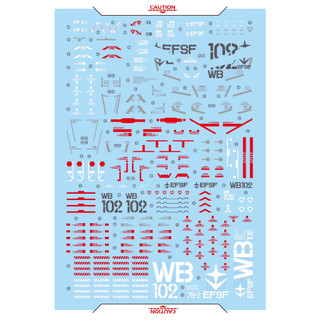 Đề can - Decal nước Perfect Grade Unleashed PGU RX-78-2