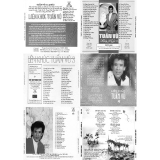 LIÊN KHÚC TUẤN VŨ 1,2,3,4,5 - Cd Mp3 Lossless 320kbps [List trắng đen]