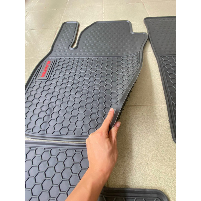 Thảm lót sàn cao su xe Elantra 2016 2017 2018 2019 2020 hàng ko mùi