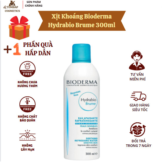Xịt hoáng Bioderma Hydrabio Brume 300ml | BigBuy360 - bigbuy360.vn