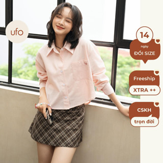 Áo sơ mi linen croptop Jersey Shirt - by ufo.thebasic