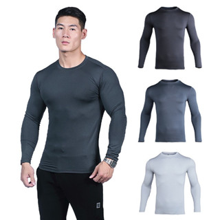 Áo giữ nhiệt nam ôm body, áo dài tay nam body bóng đá, áo giữ nhiệt bóng đá co giãn 4 chiều chíp sport