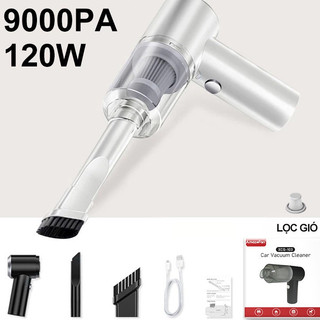 Máy hút bụi cầm tay mini - máy hút bụi không dây đa năng lực hút siêu mạnh sử dụng hút bụi ôtô, bụi giường...