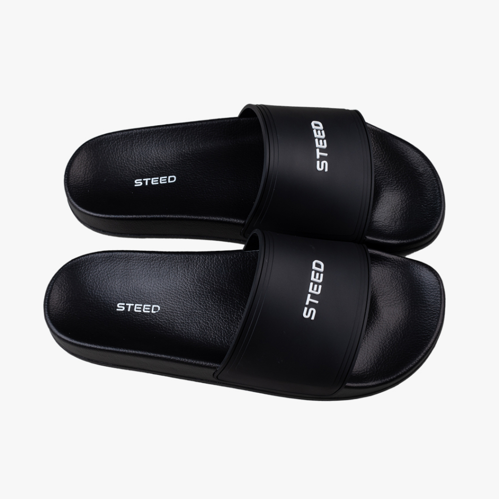 Dép Quai Ngang Nam Unisex Steed Slides Chất Liệu Cao Su Chống Nước - Thương Hiệu Steeler