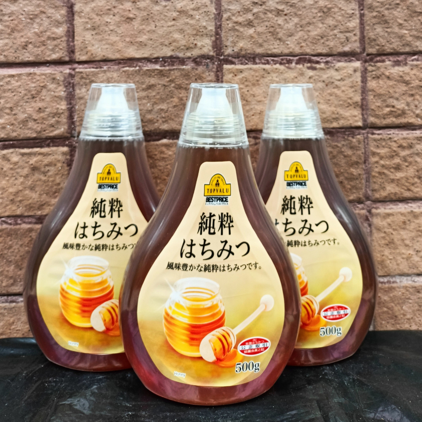 Mật Ong Hữu Cơ Topvalu 500g Nhật Bản (HSD 09/2025)