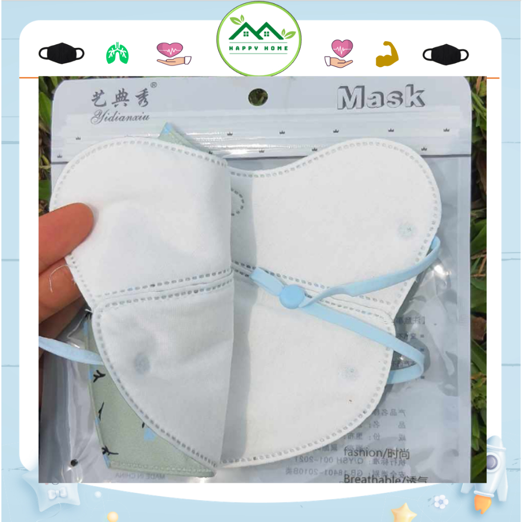 Khẩu Trang 3 Lớp Thoáng Khí Kháng Khuẩn Có Thể Giặt Và Tái Sử Dụng Cho Nam Và Nữ