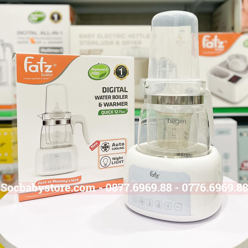 Máy đun nước pha sữa Quick 12 / Quick 12 Plus+ Fatzbaby