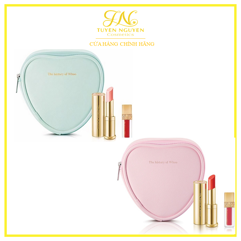 Set son dưỡng cao cấp Hoàng cung Whoo Glow Lip Balm