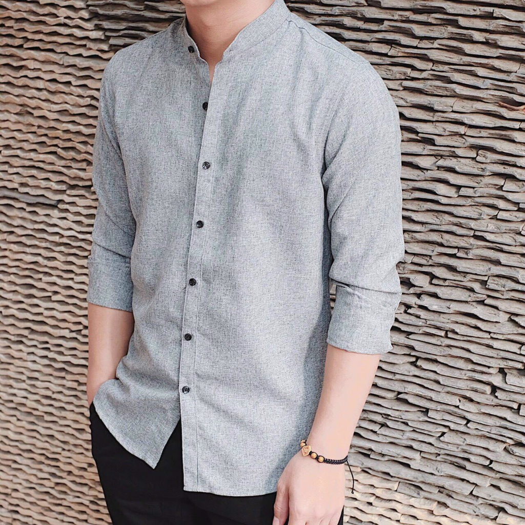 Áo somi nam kẻ sọc mẫu mới, áo somi lụa dài tay, phong cách lịch sự, đủ size 45-78kg