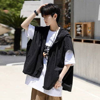 Áo khoác gió gile unisex basic cao cấp dáng hàn quốc chất đẹp, dáng suông - gile03
