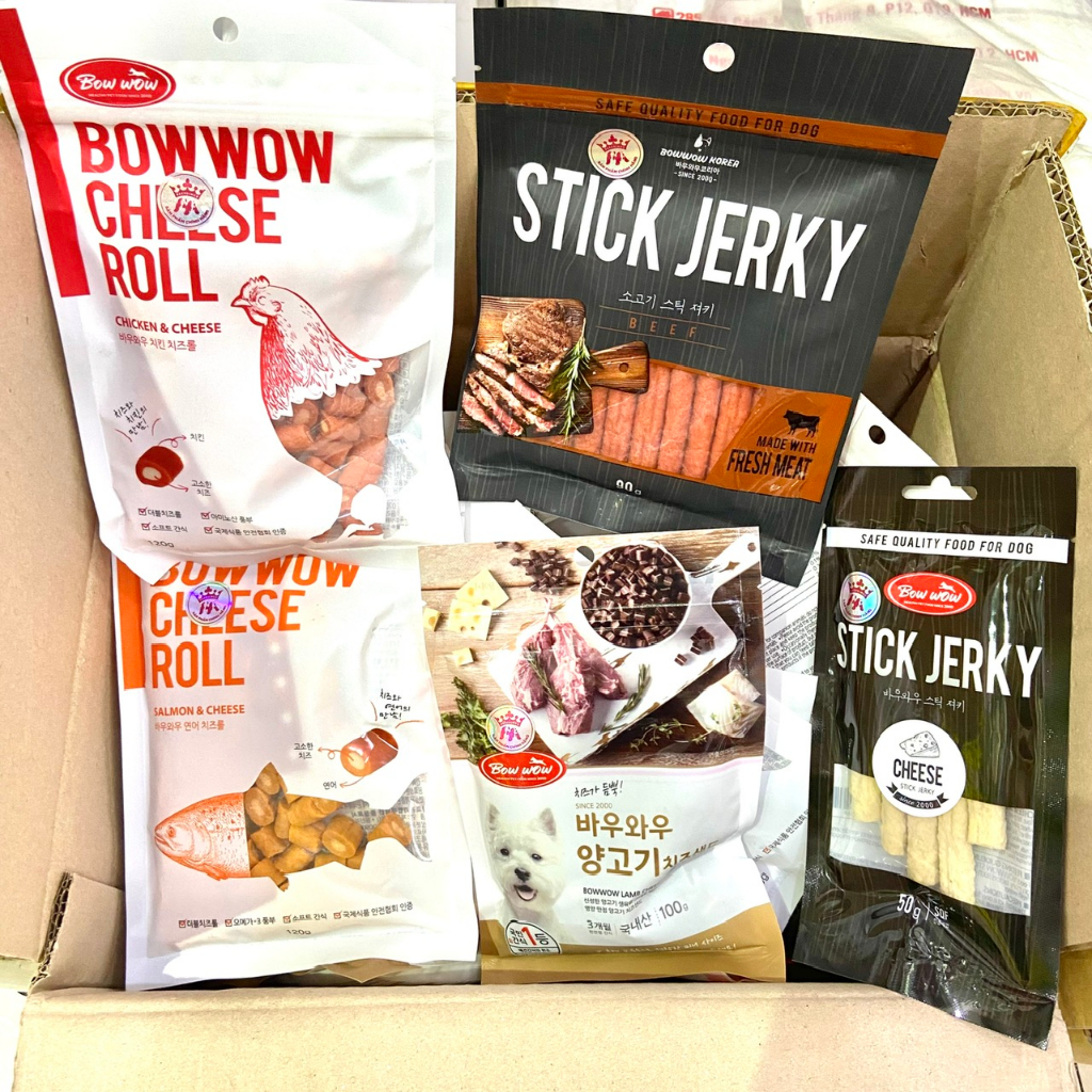 Các Loại Snack, Bánh Thưởng, Que Gặm, Xương Gặm... Cho Chó