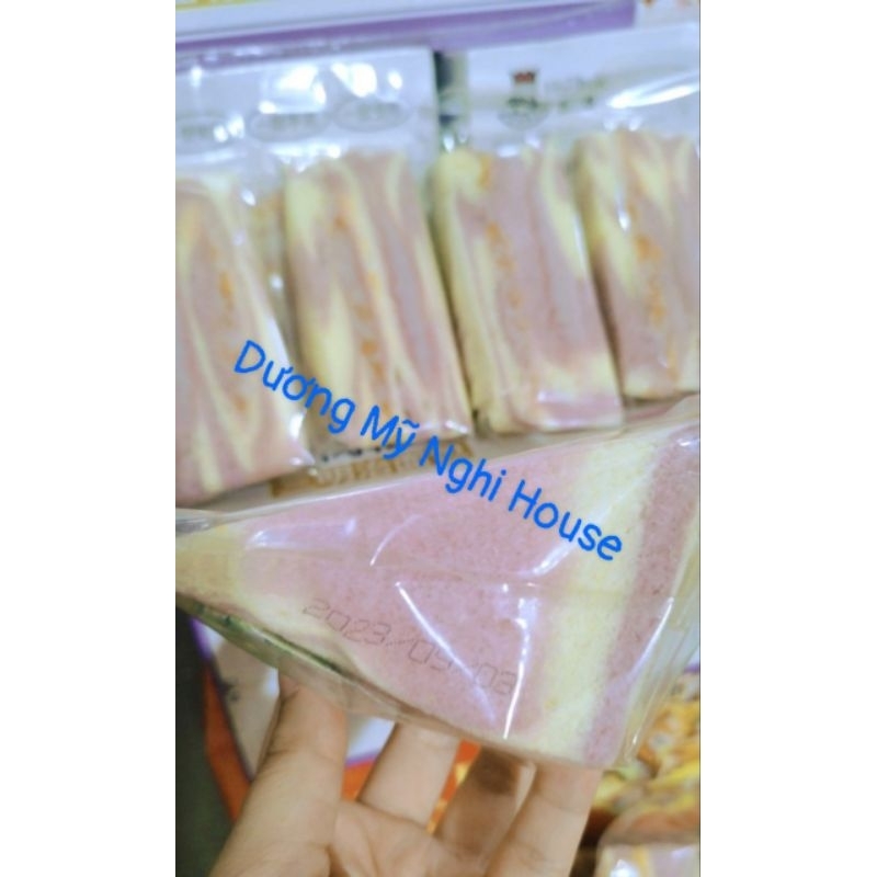 Sandwich khoai môn chà bông hộp 6 cái DMN House, bánh mì sandwich khoai môn siêu ngon thơm béo D745T