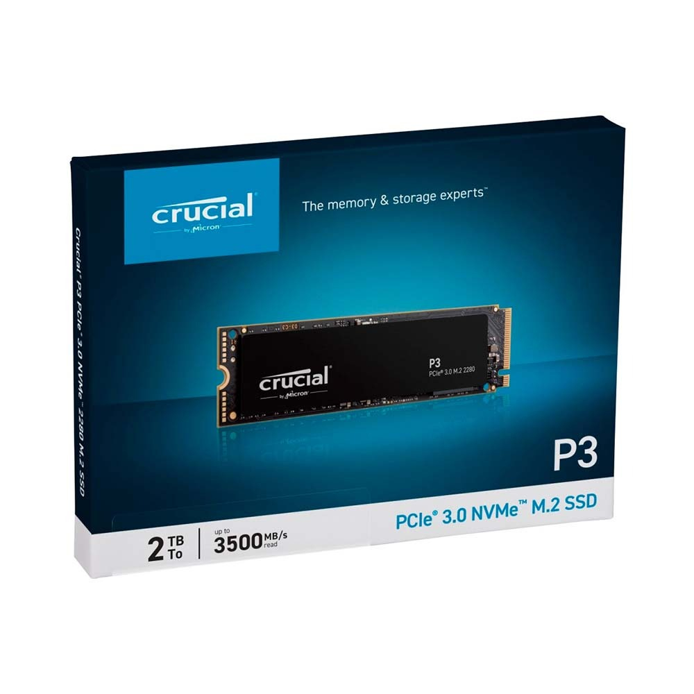 Ổ CỨNG SSD CRUCIAL P3 500GB /1TB / 2TB NVME 3D-NAND M.2 PCIE GEN3 X4