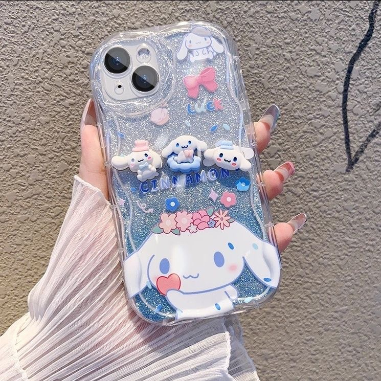 Ốp lưng iphone gắn charm nổi blingbling 7plus 8plus x xsmax 11 11promax 12 promax 13promax 14promax