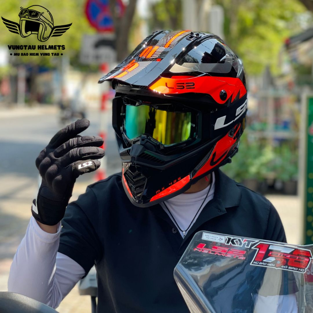 Phụ kiện LS2 Aura Goggles - Pinlock, Tear-off và len màu Aura - VungTau Helmets - Nón bảo hiểm chính hãng Vũng Tàu
