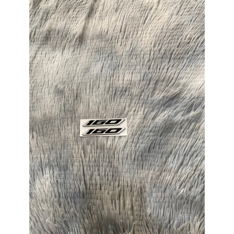 Tem số 160 nổi ABS dán xe, sản phẩm cao cấp sắc nét