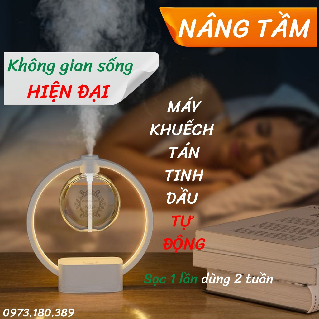 Máy Xịt Thơm Phòng Tự Động Tích Hợp Đèn Ngủ Máy Khuếch Tán Nước Hoa Khử Mùi Làm Thơm Phòng Tạo Ẩm Xông Tinh Dầu_ BC04