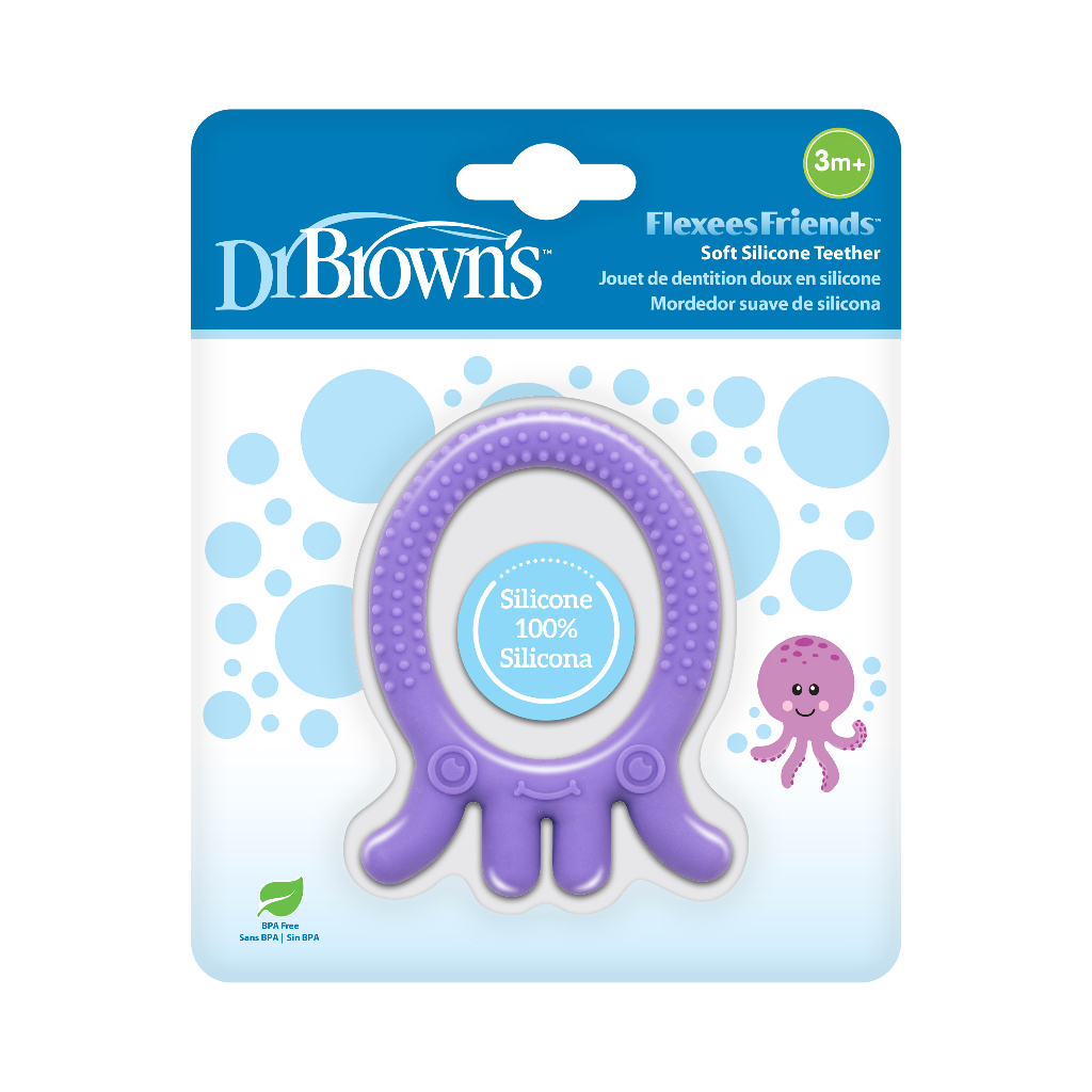 Ngậm nướu hình con bạch tuộc, 100% Silicone - Dr.Brown's