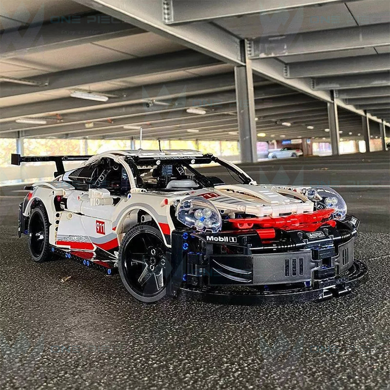 Đồ chơi lắp ráp mô hình Posche 911 RSR 42096 tỉ lệ 1:10 1630PCS