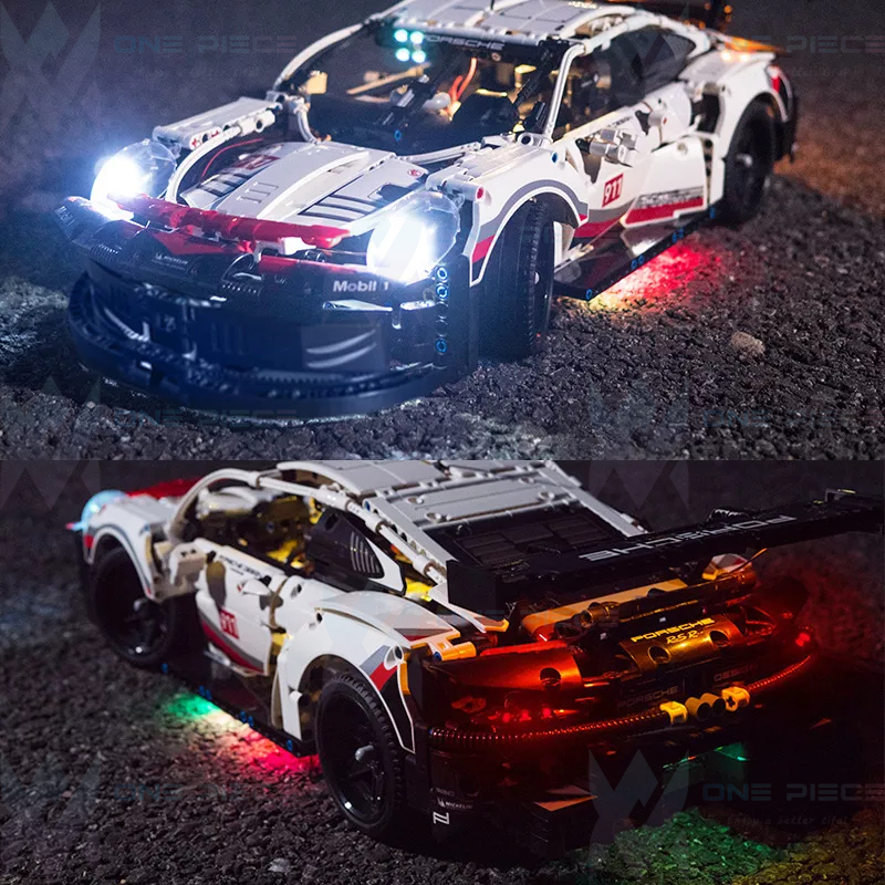 Đồ chơi lắp ráp mô hình Posche 911 RSR 42096 tỉ lệ 1:10 1630PCS