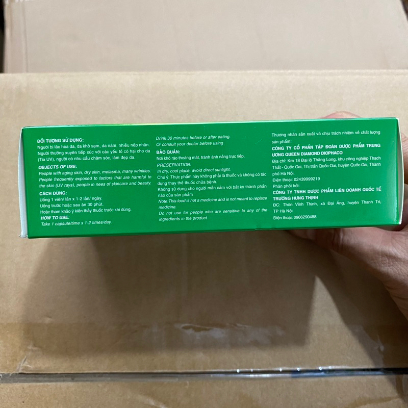 Viên uống đẹp da Vitamin E 500 60 viên - VITAMIN E500 Tinh dầu hoa anh thảo tinh dầu óc chó- giúp làm sáng mịn da