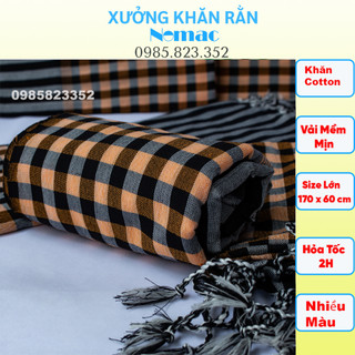 Khăn rằn nam bộ - campuchia size lớn 170x60cm/ khăn đi phượt nomac - vải dày mềm mịn/ mã n53