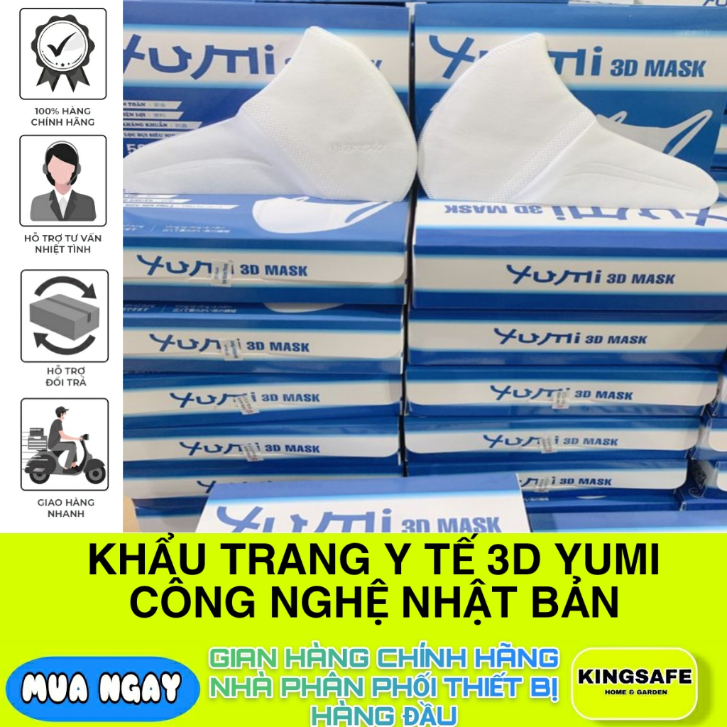 Khẩu Trang  Y TẾ KHÁNG KHUẨN CÔNG NGHỆ Nhật Bản YUMI