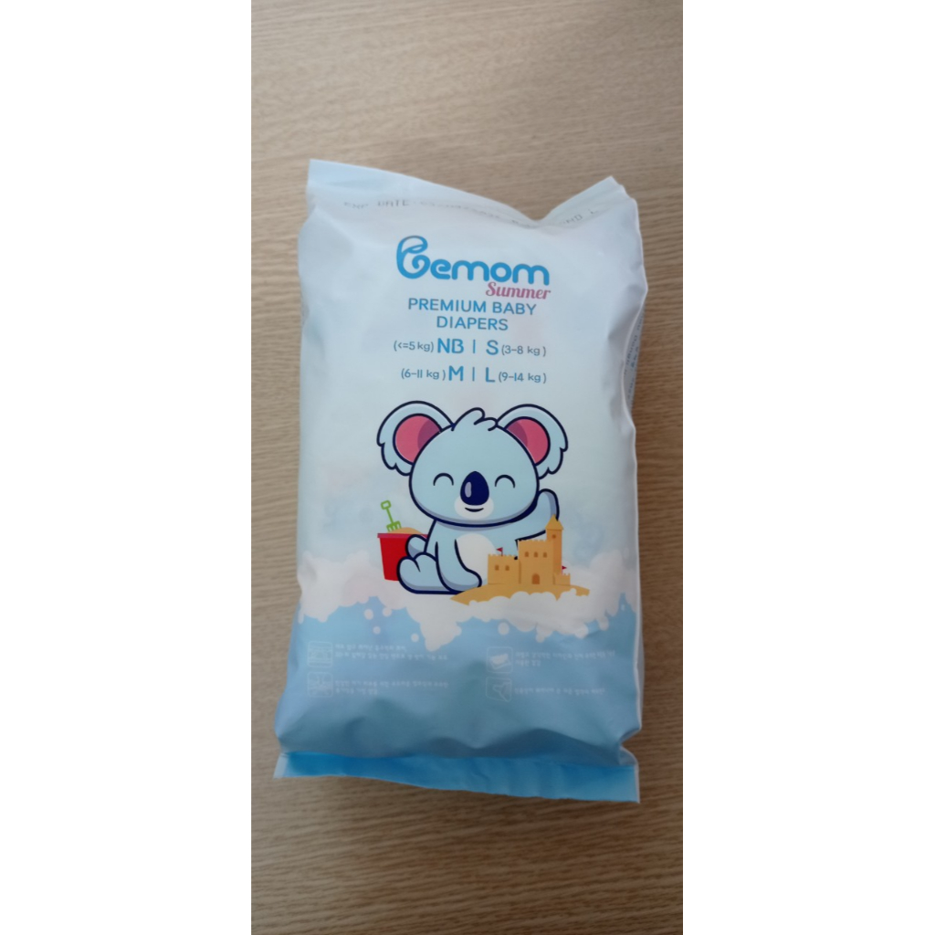 Gói MiniPack tã/bỉm Bemom Summer nội địa Hàn Quốc dán quần đủ size NB6/S6/M6/L6/M6/L6/XL6/2XL6/3XL6/4XL6