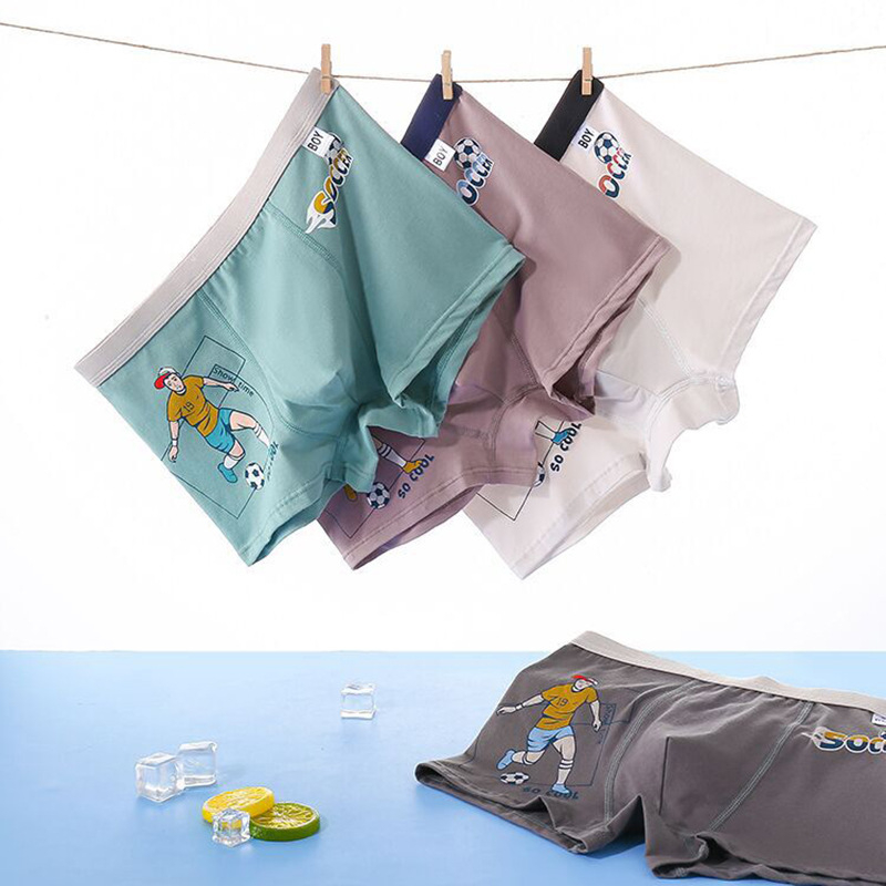 Quần sịp đùi cho bé trai size đại sét 4 quần chíp trẻ em nam siêu nhân từ 36 đến 77kg