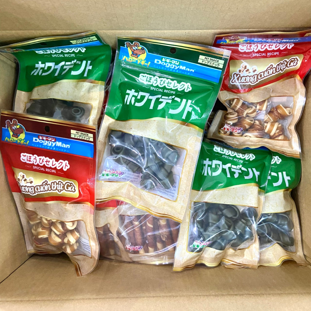 Các Loại Snack, Bánh Thưởng, Que Gặm, Xương Gặm... Cho Chó